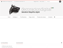 Tablet Screenshot of decoraciondigital.es